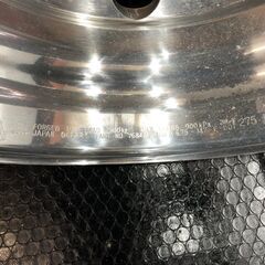 アルミホイール ALCOA アルコア トラックホイール 19.5インチ 2本 6.75J8HPCD275+147 iso方式 平面座 4軸低床　(SHZ012)の画像