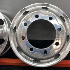 アルミホイール ALCOA アルコア トラックホイール 19.5インチ 2本 6.75J8HPCD275+147 iso方式 平面座 4軸低床　(SHZ012)の画像