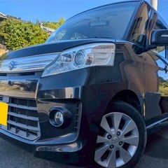 低走行9万キロ台！月々9千円〜分割払い可❗️ 車検2年付き！【名義変更代込み】大人気☆スズキ スペーシア カスタム☆Bluetoothナビ付き☆走行中DVD見れます☆スライドドア☆ドラレコ☆スマートキー☆フルオートエアコン☆純正アルミ☆そのまま乗って帰れます‼️の画像