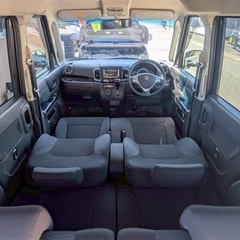低走行9万キロ台！月々9千円〜分割払い可❗️ 車検2年付き！【名義変更代込み】大人気☆スズキ スペーシア カスタム☆Bluetoothナビ付き☆走行中DVD見れます☆スライドドア☆ドラレコ☆スマートキー☆フルオートエアコン☆純正アルミ☆そのまま乗って帰れます‼️の画像