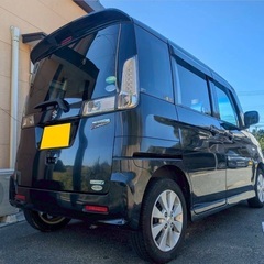 低走行9万キロ台！月々9千円〜分割払い可❗️ 車検2年付き！【名義変更代込み】大人気☆スズキ スペーシア カスタム☆Bluetoothナビ付き☆走行中DVD見れます☆スライドドア☆ドラレコ☆スマートキー☆フルオートエアコン☆純正アルミ☆そのまま乗って帰れます‼️の画像