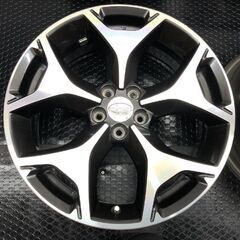 SUBARU スバル SJフォレスター 純正ホイール 18インチ 4本 7J5HPCD100+48 ブラポリ　(SHE028)の画像