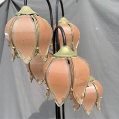 アンティーク　フラワー　スタンドライト　インテリア　フロアランプの画像