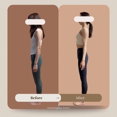 見た目が変わる骨格ボディメイクの画像