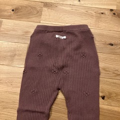 ママラク　ニットリブパンツ　95の画像