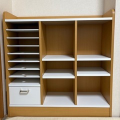 子供部屋収納　ランドセルラック　ランドセル置き　小学生　2人用　お支度ボックス　の画像