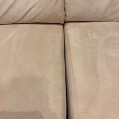 【急ぎです！)】ヌクモ　ローソファー　3人掛け　アイボリーの画像