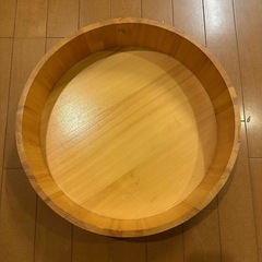 【差し上げます】寿司桶 しゃもじ付の画像