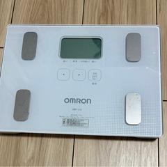 OMRON オムロン 体重体脂肪計 HBF-216（ホワイト）
の画像
