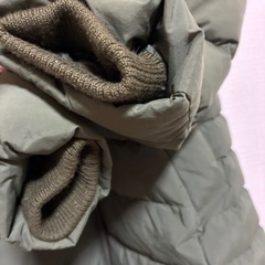 無印良品 ダウン　ロングコート　アウター　 カーキ　フード付き 取り外し可 の画像