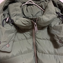 無印良品 ダウン　ロングコート　アウター　 カーキ　フード付き 取り外し可 の画像
