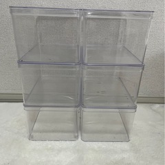透明シューズケース×6の画像