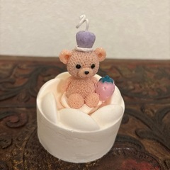 くまのキャンドルの画像