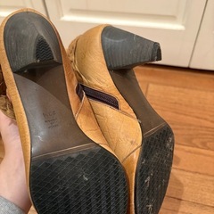 ロングブーツ　23.5cm キャメルの画像