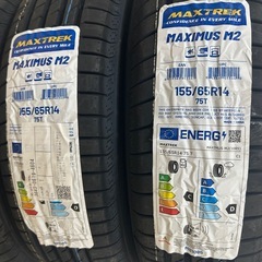 新品155/65R14タイヤ4本セットの画像