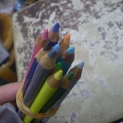 ポリクロモス　色鉛筆　11本　使いかけ　17㎝くらい残ってます。 の画像