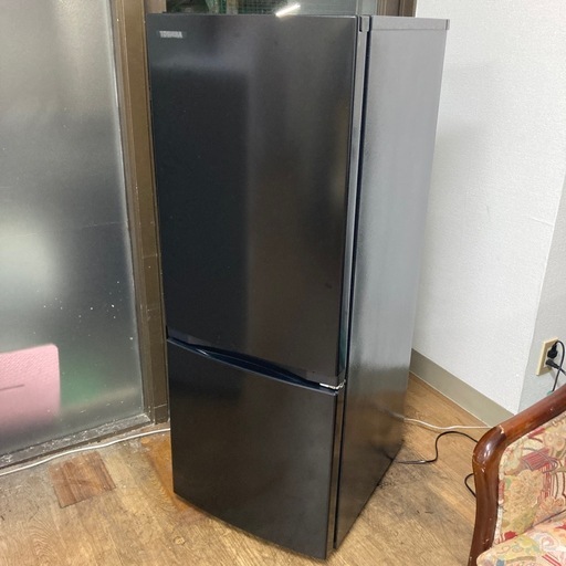 2024年製TOSHIBA 153L冷凍冷蔵庫 広島限定 2024年製TOSHIBA 153L冷凍冷蔵庫 (緑木水) 楽々園のキッチン家電
