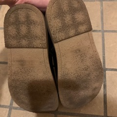 18cm SHEIN シーイン ブラック バレエシューズ ローファー 女の子 キッズ靴 子どもの画像