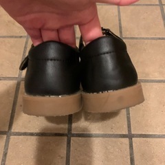 18cm SHEIN シーイン ブラック バレエシューズ ローファー 女の子 キッズ靴 子どもの画像