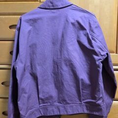 ユニクロ　ジップアップブルゾンの画像