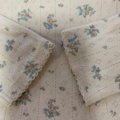 美品 100 テータテート 花柄セットアップ 長袖Tシャツ レギンス パジャマ 女の子 女児 キッズ 子どもの画像