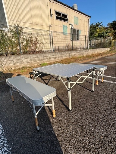 コールマン】折りたたみテーブル＆椅子セット！