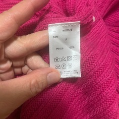 オーバーサイズ✨タートルニット✨ピンクニット✨ゆったりサイズ✨の画像