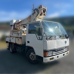平成5年式　FE 315BN改　キャンター　貿易用　エンジン4D32 高所作業車　難あり　実働　書類ありの画像