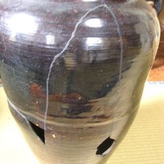差し上げます。味のある昔の甕　洗馬焼の画像