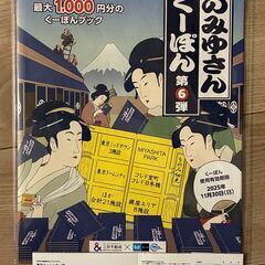 ものみゆさんくーぽん3000円分★東京メトロ★三井不動産グループ施設500円×2枚★東京ドームシティ500円×4枚の画像