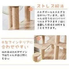 【新品】【未使用】キャットタワーの画像