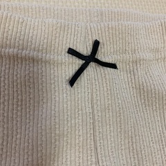 新品 100cm ホワイト ベージュ リブレギンス セット女の子 子ども服 女児 キッズ ベビー の画像