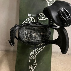 スノーボード バートン BURTON スノボ 板　オフトレ用(ダリング済) 148cm メンズ　ビンディング付の画像