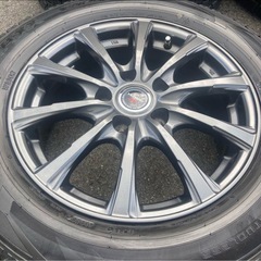 20年製ダンロップ 8部山 205/65R16 スタッドレス 4本アルミ付の画像