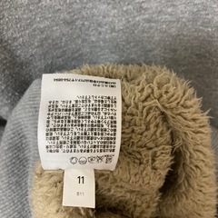 ユニクロ 裏ボアパーカー グレーの画像