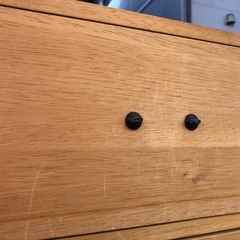 桐タンス 総桐 2段重ね 引き出し6杯 取手金具が取れてるため格安❗️95cm×44cm×高さ114cmの画像