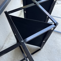 アウトドアラックフォールディングラック 3段物置き棚 折り畳み式の画像