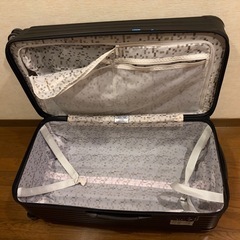 受け渡し予定者あり　
スーツケース　ブラック　 無料の画像