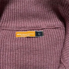 MIERU AVANT-GARDE ハーフジップニット ワインレッド　値下げ⭕️の画像