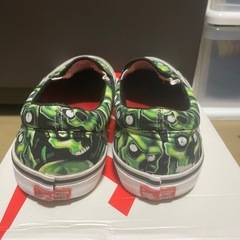 vans スリッポン　スカル柄の画像