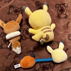 出産準備　ポケモン　モンポケ　ピカチュウ　イーブイ　はじめてのおもちゃの画像