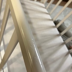 【カトージ】ベビーベッド　ハイタイプミニベビーベッド パンジー（ホワイト） 品番02035　KATOJIの画像