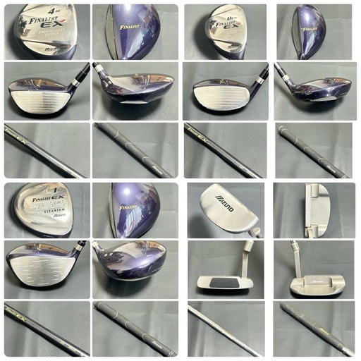 ミズノ FINALIST EX フルセット 13本 初心者 キャディバッグ付 ミズノ FINALIST EX フルセット 13本 初心者 キャディバッグ付 (K's
