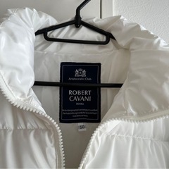 【新品 】　ダウンジャケットROBERT CAVANI ロベルトカバーニ ホワイトの画像