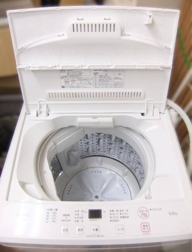 2024年製 RORO 全自動洗濯機 6.0kg YWM-T60L ヤマダ電機 美品