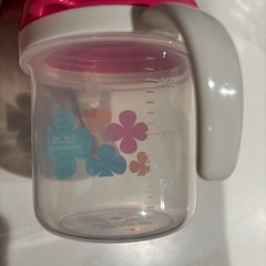 【たぶん未使用】コンビ　teteo フラワー柄 哺乳瓶の画像