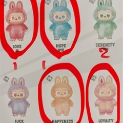 ラブブ アソート 開封済の画像