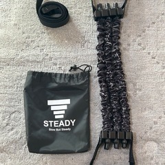 STEADY 懸垂マシン&懸垂アシストチューブ&ダンベル5kg2個の画像