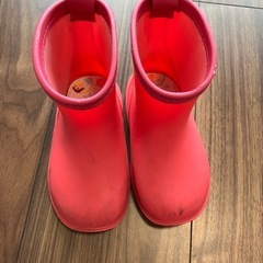キッズ　傘　キティ　レインブーツ　
ピンクの画像