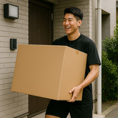 18時終わりで最低17000円保証+残業代で2万オーバーも可！1日30件程度で落ち着いたペースで働ける家具配送ドライバー@船橋の画像